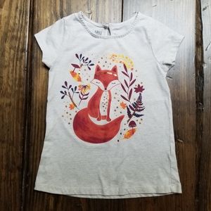 Falls Creek Girls Fox Dress Tshirt 5T